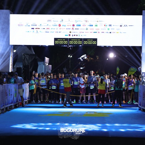 Race photo from BOGORUN 2026