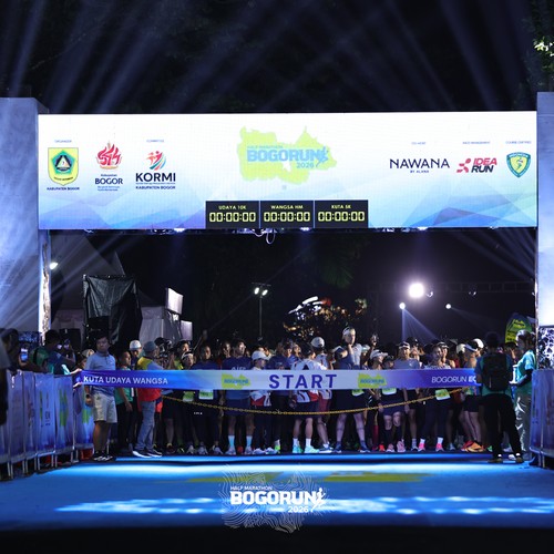 Race photo from BOGORUN 2026