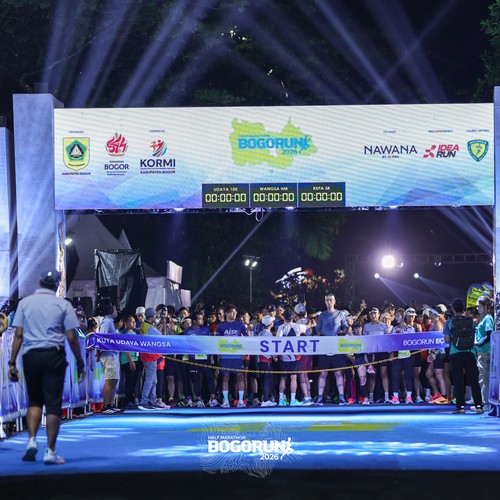 Race photo from BOGORUN 2026
