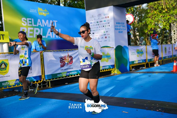 Race photo from Taman Budaya x BOGORUN 2025