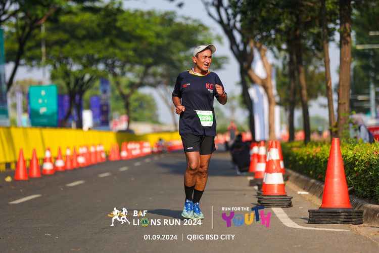 Race photo from BAF LIONS RUN 2024