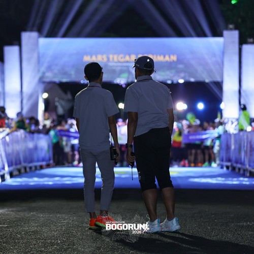 Race photo from BOGORUN 2026