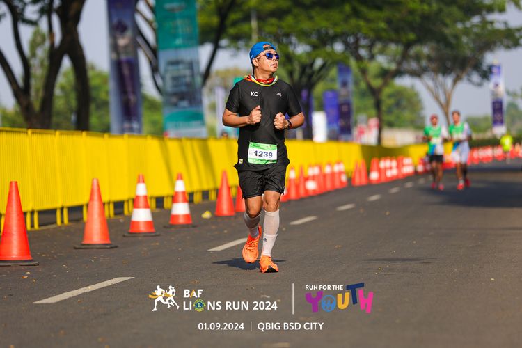 Race photo from BAF LIONS RUN 2024