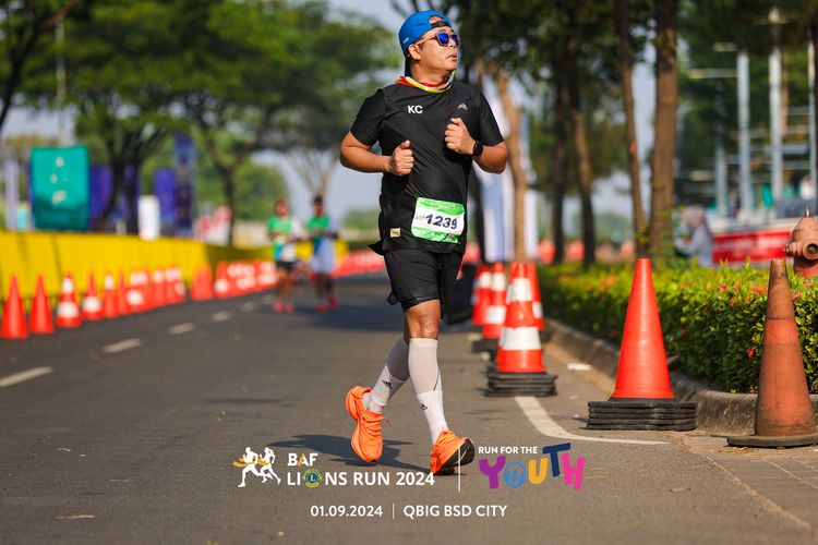 Race photo from BAF LIONS RUN 2024