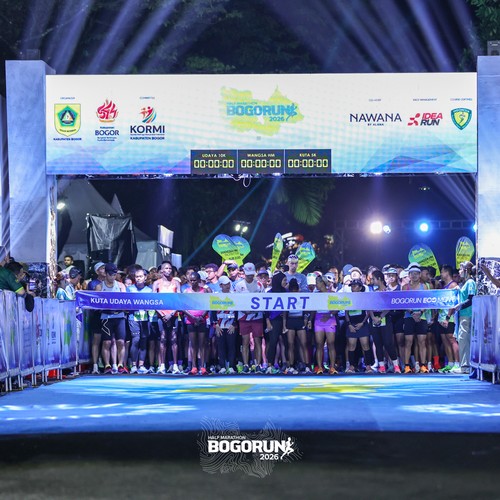 Race photo from BOGORUN 2026