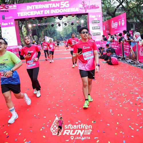 Race photo from SMARTFREN RUN 2026