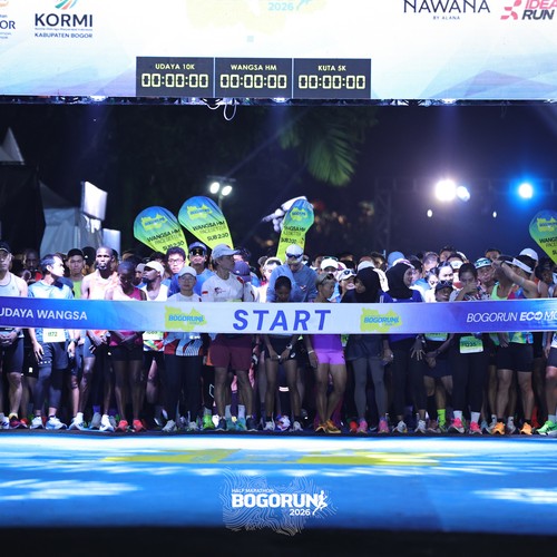 Race photo from BOGORUN 2026