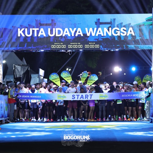 Race photo from BOGORUN 2026