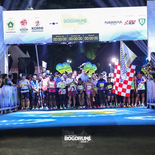 Race photo from BOGORUN 2026