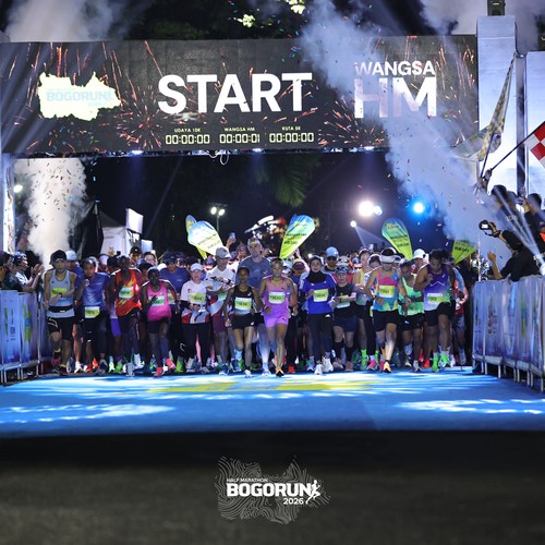Race photo from BOGORUN 2026