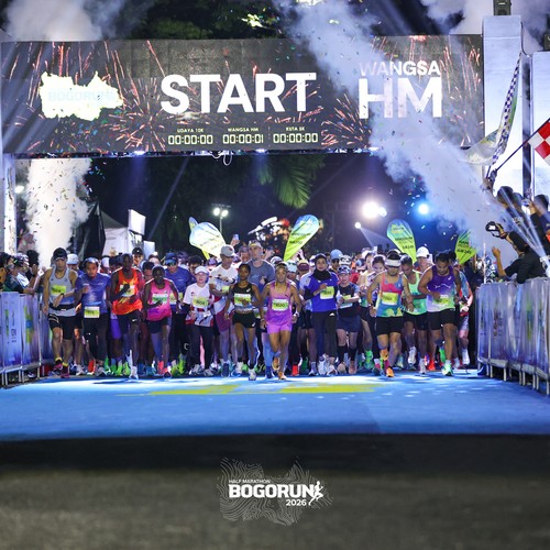Race photo from BOGORUN 2026