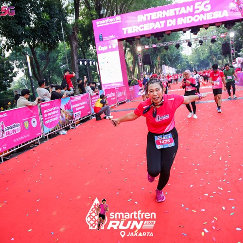 Race photo from SMARTFREN RUN 2026