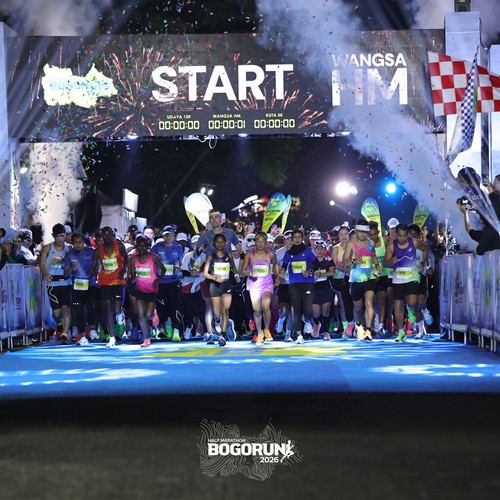 Race photo from BOGORUN 2026