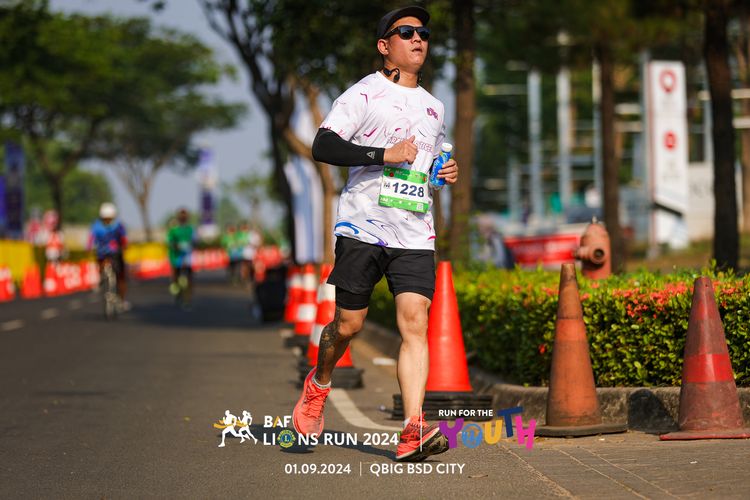 Race photo from BAF LIONS RUN 2024