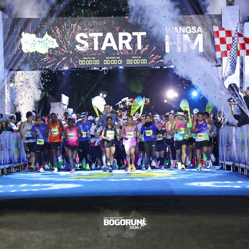 Race photo from BOGORUN 2026