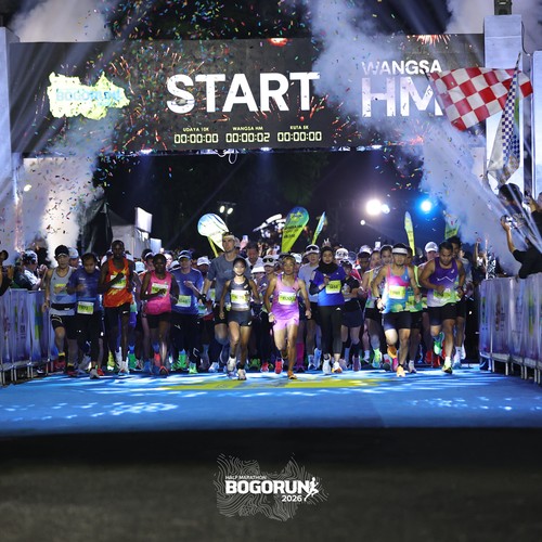 Race photo from BOGORUN 2026