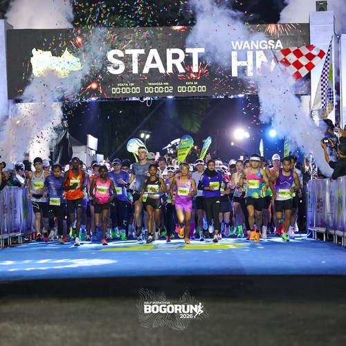 Race photo from BOGORUN 2026