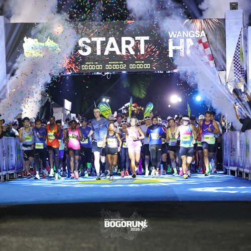 Race photo from BOGORUN 2026