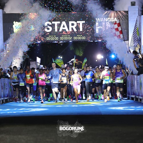 Race photo from BOGORUN 2026