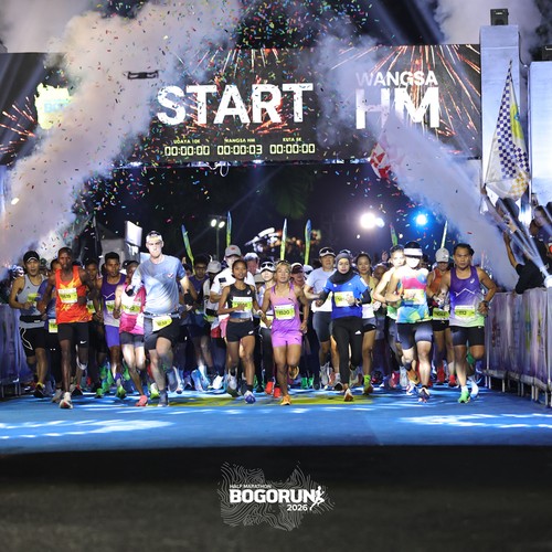 Race photo from BOGORUN 2026