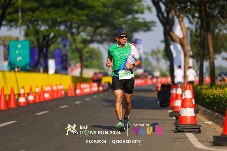 Race photo from BAF LIONS RUN 2024