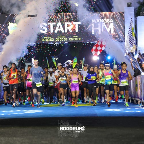 Race photo from BOGORUN 2026