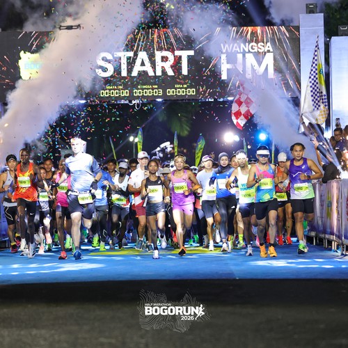 Race photo from BOGORUN 2026
