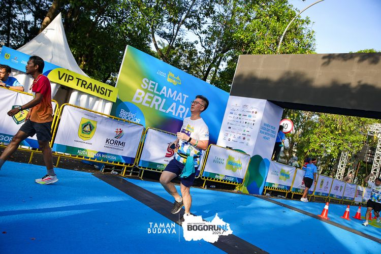 Race photo from Taman Budaya x BOGORUN 2025