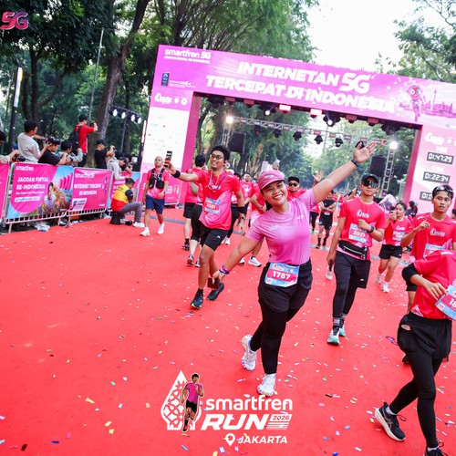 Race photo from SMARTFREN RUN 2026