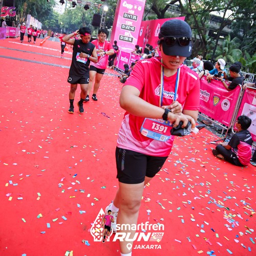 Race photo from SMARTFREN RUN 2026