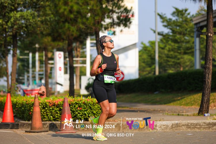 Race photo from BAF LIONS RUN 2024