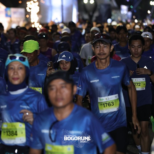 Race photo from BOGORUN 2026