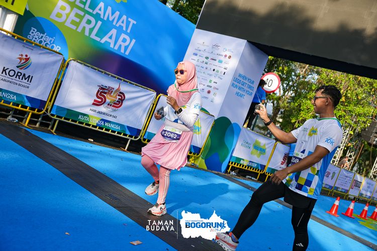 Race photo from Taman Budaya x BOGORUN 2025