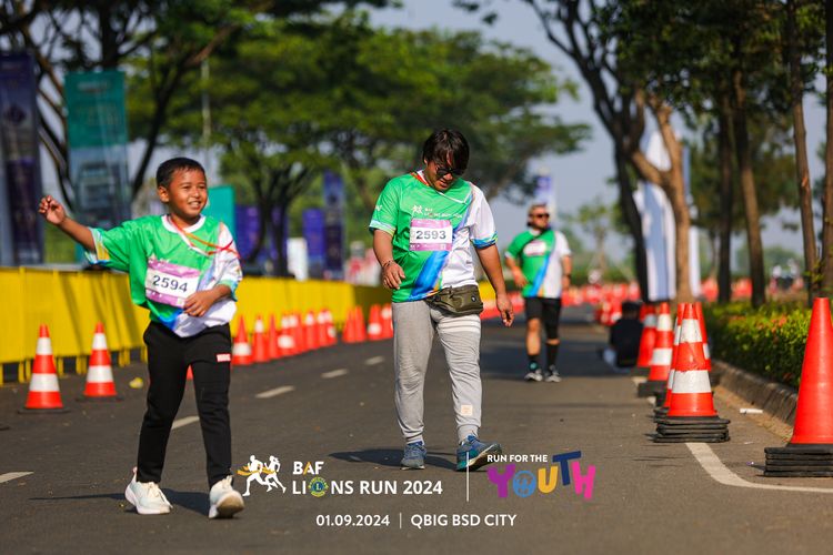 Race photo from BAF LIONS RUN 2024