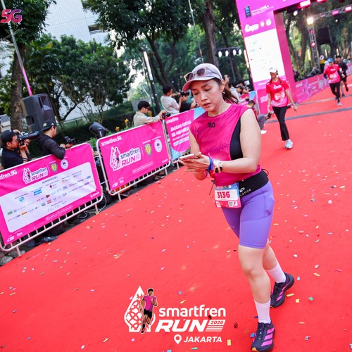 Race photo from SMARTFREN RUN 2026