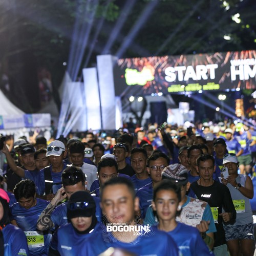 Race photo from BOGORUN 2026