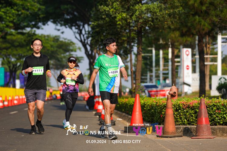 Race photo from BAF LIONS RUN 2024