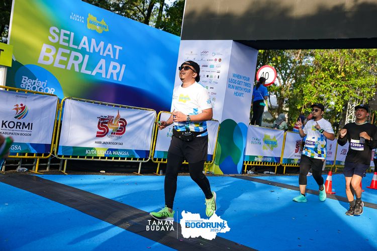 Race photo from Taman Budaya x BOGORUN 2025