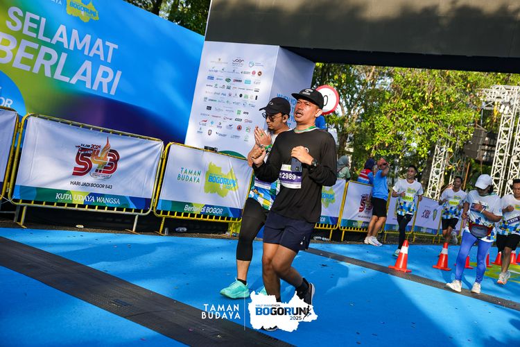 Race photo from Taman Budaya x BOGORUN 2025