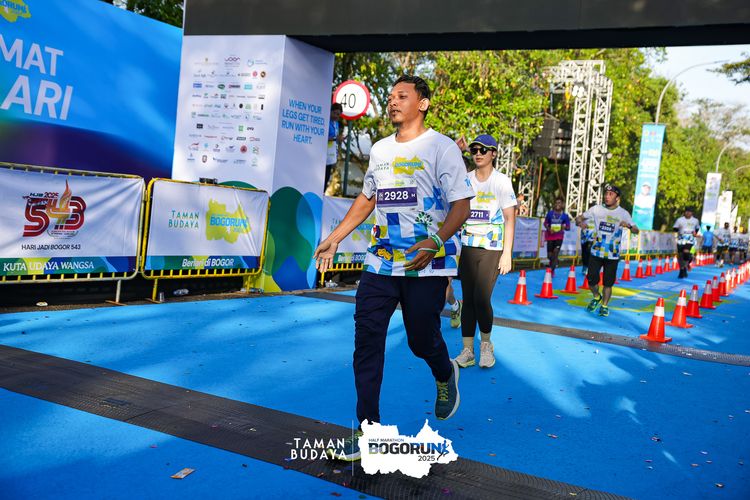 Race photo from Taman Budaya x BOGORUN 2025
