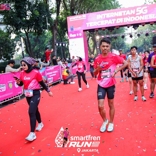Race photo from SMARTFREN RUN 2026