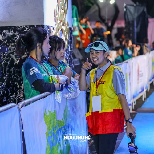 Race photo from BOGORUN 2026