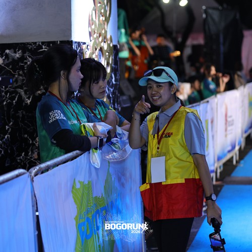 Race photo from BOGORUN 2026