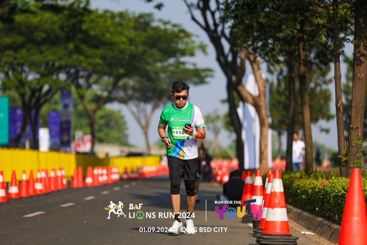 Race photo from BAF LIONS RUN 2024