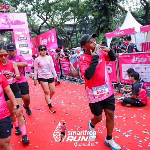 Race photo from SMARTFREN RUN 2026