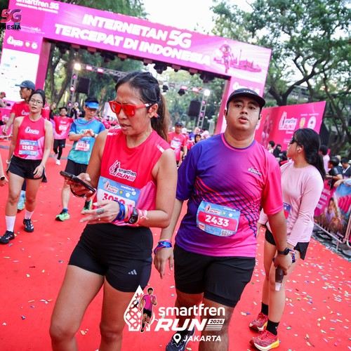 Race photo from SMARTFREN RUN 2026