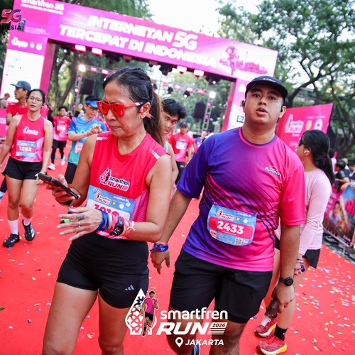 Race photo from SMARTFREN RUN 2026