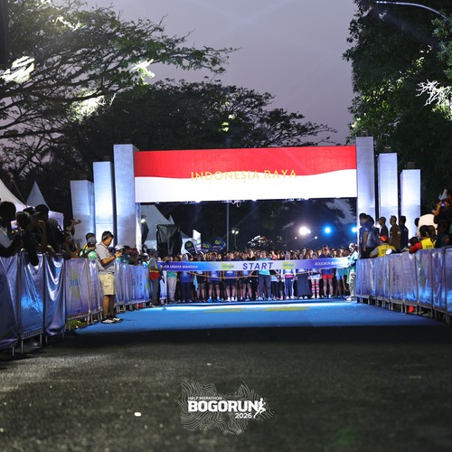 Race photo from BOGORUN 2026