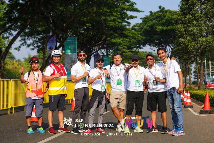 Race photo from BAF LIONS RUN 2024