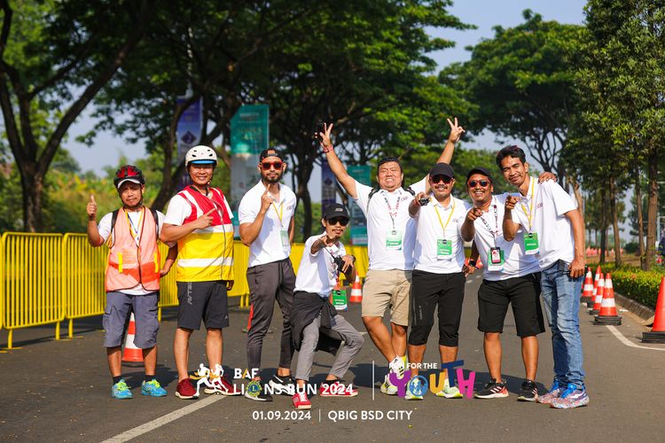 Race photo from BAF LIONS RUN 2024